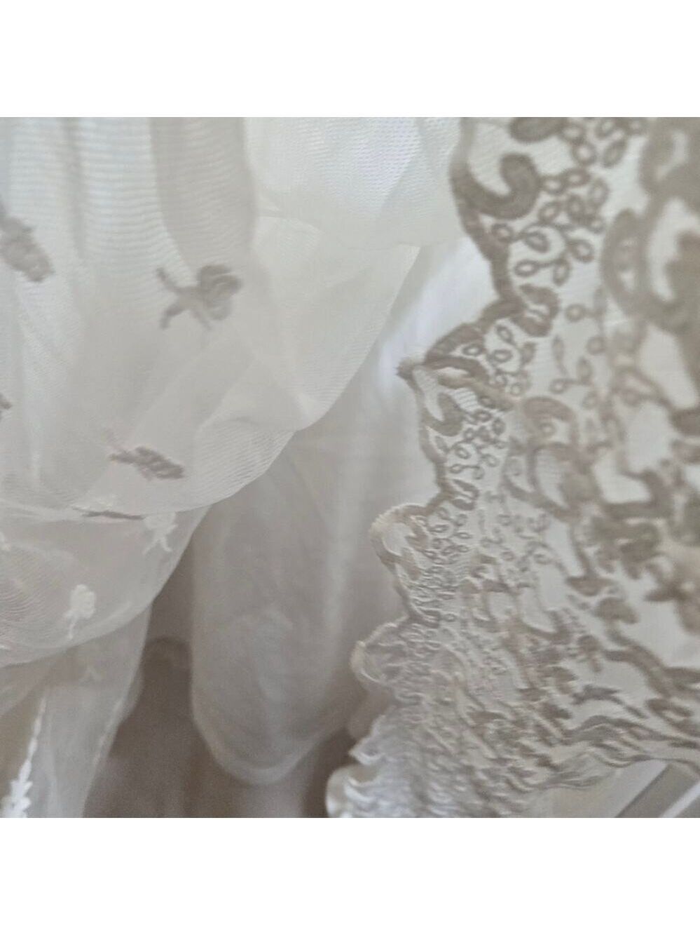 Torrid White Embroidered Tulle Fit & Flare Midi Dress Size 16 - Picture 7 of 15